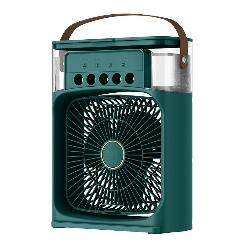 Mini Air Cooler Fan – Portable USB Cooling Fan with Water Mist & Adjustable Speed