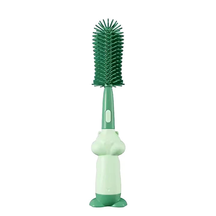 3-in-1 Silicone Baby Bottle Cleaning Brush Set – Bottle, Nipple & Straw Cleaner