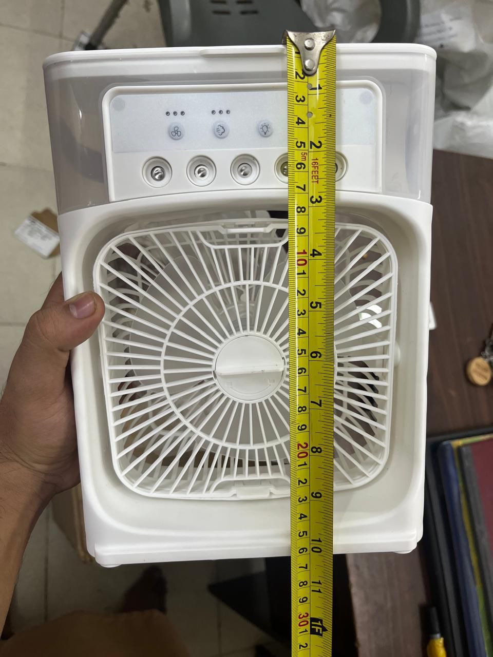 Mini Air Cooler Fan – Portable USB Cooling Fan with Water Mist & Adjustable Speed